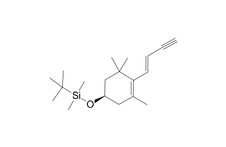 [(1R)-4-[(E)-but-1-en-3-ynyl]-3,5,5-trimethyl-1-cyclohex-3-enyl]oxy-tert-butyl-dimethylsilane