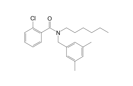 Benzamide, 2-chloro-N-(3,5-dimethylbenzyl)-N-hexyl-