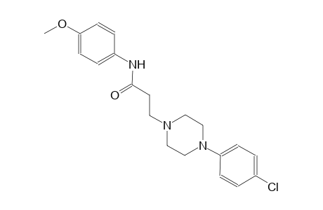 1-piperazinepropanamide, 4-(4-chlorophenyl)-N-(4-methoxyphenyl)-