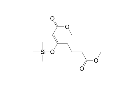 Dimethyl 3-trimethylsilyloxy-2-heptenedioate