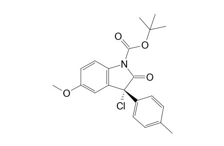 (R)-tert-Butyl 3-chloro-5-methoxy-3-(p-tolyl)-2-oxoindoline-1-carboxylate