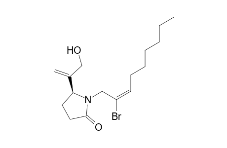 (5S)-1-[(E)-2-bromanylnon-2-enyl]-5-(3-oxidanylprop-1-en-2-yl)pyrrolidin-2-one
