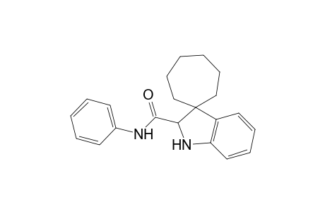 Spiro[cycloheptane-1,3'-indoline]-2'-carboxanilide