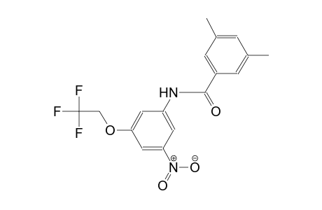 3,5-dimethyl-N-[3-nitro-5-(2,2,2-trifluoroethoxy)phenyl]benzamide