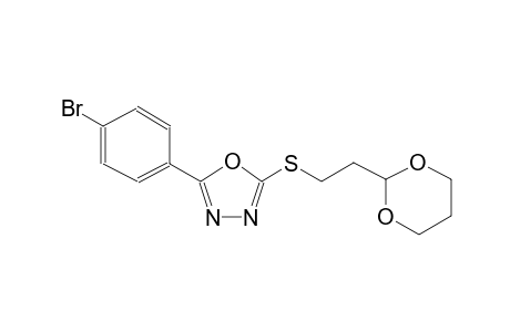 1,3,4-oxadiazole, 2-(4-bromophenyl)-5-[[2-(1,3-dioxan-2-yl)ethyl]thio]-