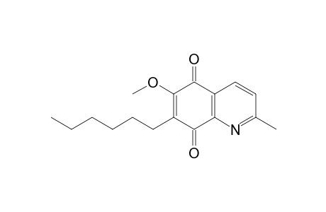 6-Methoxy-2-methyl-7-hexyl-5,8-quinolinedione