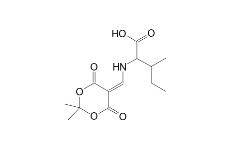 isoleucine, N-[(2,2-dimethyl-4,6-dioxo-1,3-dioxan-5-ylidene)methyl]-