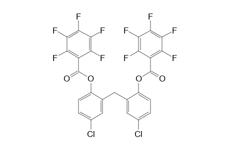 Dichlorphen, o,o'-di(pentafluorobenzoyl)-