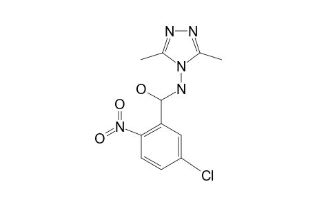 (2-CHLORO-5-NITROPHENYL)-(4H-3,5-DIMETHYL-1,2,4-TRIAZOLE-4-YLAMINO)-METHANOL