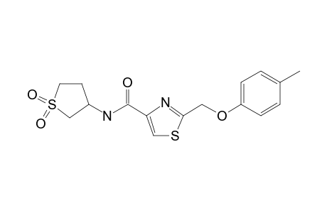 N-(1,1-Dioxidotetrahydro-3-thienyl)-2-[(4-methylphenoxy)methyl]-1,3-thiazole-4-carboxamide