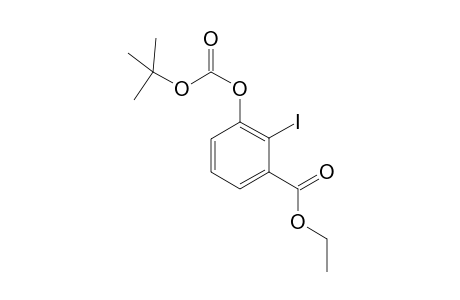 3-Tert-butoxycarbonyloxy-2-iodo-benzoic acid ethyl ester