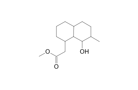 Methyl (1'RS,2SR,4a'SR,8'RS,8a'RS)-2-(1'-Hydroxy-2'-methyldecahydronaphthalen-8'-yl)acetate