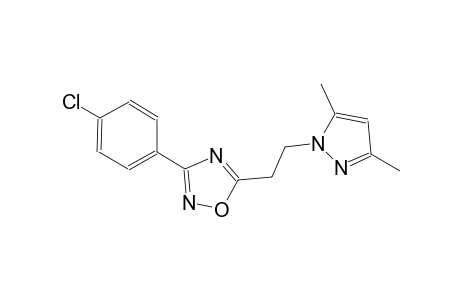 1,2,4-oxadiazole, 3-(4-chlorophenyl)-5-[2-(3,5-dimethyl-1H-pyrazol-1-yl)ethyl]-