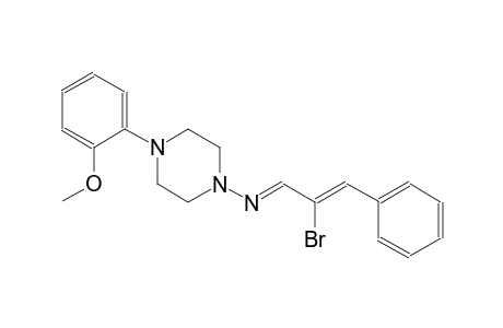 N-[(E,2Z)-2-bromo-3-phenyl-2-propenylidene]-4-(2-methoxyphenyl)-1-piperazinamine