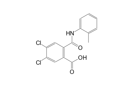 benzoic acid, 4,5-dichloro-2-[[(2-methylphenyl)amino]carbonyl]-