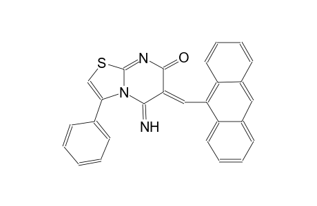 (6Z)-6-(9-anthrylmethylene)-5-imino-3-phenyl-5,6-dihydro-7H-[1,3]thiazolo[3,2-a]pyrimidin-7-one