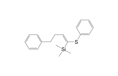 4-Phenyl-1-phenylthio-1-(trimethylsilyl)-1-butene