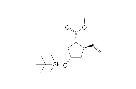 Cyclopentanecarboxylic acid, 2-ethenyl-4-[[(1,1-dimethylethyl)dimethylsiyl]oxy]-, methyl ester (1.alpha.,2.beta.,4.alpha.)-