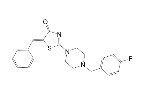 (5Z)-5-benzylidene-2-[4-(4-fluorobenzyl)-1-piperazinyl]-1,3-thiazol-4(5H)-one