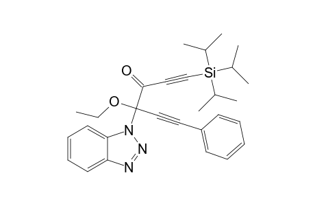 4-(1-benzotriazolyl)-4-ethoxy-6-phenyl-1-tri(propan-2-yl)silyl-3-hexa-1,5-diynone