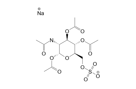 SODIUM_2-ACETAMIDO-1,3,4-TRI-O-ACETYL-2-DEOXY-ALPHA-D-GLUCOPYRANOSE_6-SULFATE