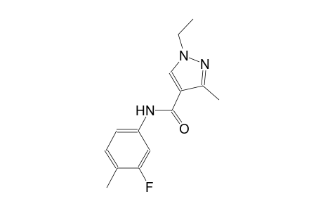 1-ethyl-N-(3-fluoro-4-methylphenyl)-3-methyl-1H-pyrazole-4-carboxamide