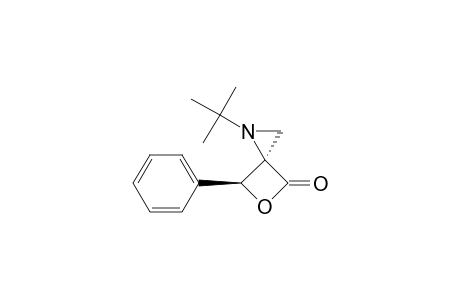 5-Oxa-1-azaspiro[2.3]hexan-4-one, 1-(1,1-dimethylethyl)-6-phenyl-, trans-(.+-.)-