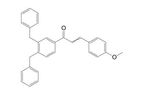 1,2-Dibenzyl-4-[3-(p-methoxyphenyl)-1-oxoprop-2-en-1-yl]benzene