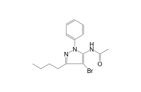 N-(4-bromo-3-butyl-1-phenyl-1H-pyrazol-5-yl)acetamide
