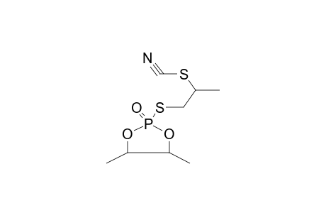 2-OXO-2-(2-THIOCYANATOPROPYLTHIO)-4,5-DIMETHYL-1,3,2-DIOXAPHOSPHOLANE