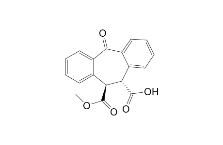 5H-Dibenzo[a,d]cycloheptene-10,11-dicarboxylic acid, 10,11-dihydro-5-oxo-, monomethyl ester, (10R-trans)-