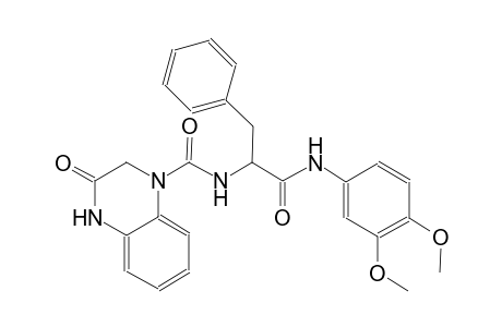 1(2H)-quinoxalinecarboxamide, N-[(1S)-2-[(3,4-dimethoxyphenyl)amino]-2-oxo-1-(phenylmethyl)ethyl]-3,4-dihydro-3-oxo-