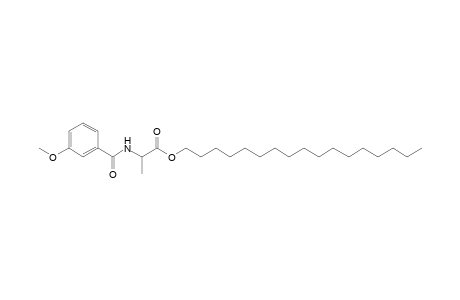 l-Alanine, N-(m-anisoyl)-, heptadecyl ester