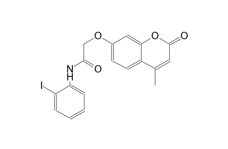 N-(2-iodophenyl)-2-[(4-methyl-2-oxo-2H-chromen-7-yl)oxy]acetamide