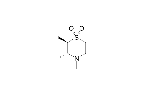 N,2,3-TRIMETHYL-1,4-THIAZANE-S,S-DIOXIDE;MINOR_CONFORMATION_1