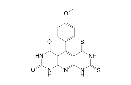 5-(4-Methoxyphenyl)-6,8-dithioxo-6,7,8,9-tetrahydropyrido[2,3-d:6,5-d??]dipyrimidine-2,4(1H,3H)-dione