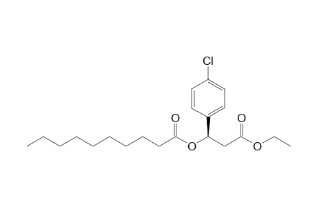 (R)-1-(4-Chlorophenyl)-3-ethoxy-3-oxopropyl decanoate