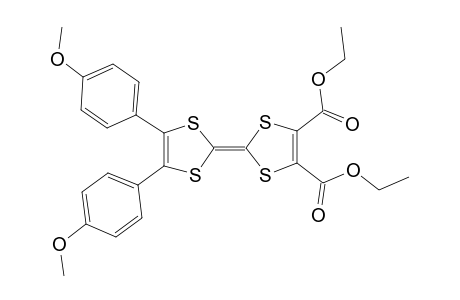 Diethyl 4',5'-bis(4-methoxyphenyl)-Tetrathiafulvalene-4,5-dicarboxylate
