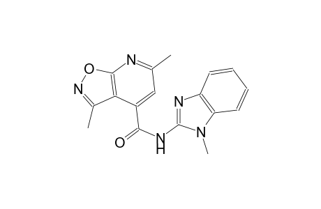 3,6-dimethyl-N-(1-methyl-1H-benzimidazol-2-yl)isoxazolo[5,4-b]pyridine-4-carboxamide