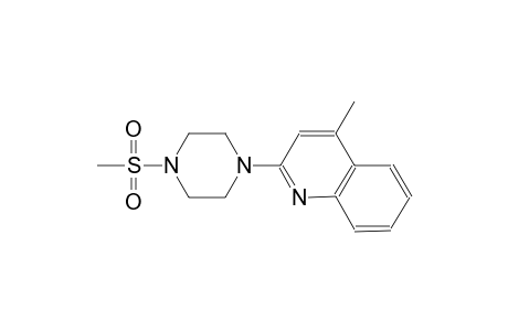 4-methyl-2-[4-(methylsulfonyl)-1-piperazinyl]quinoline