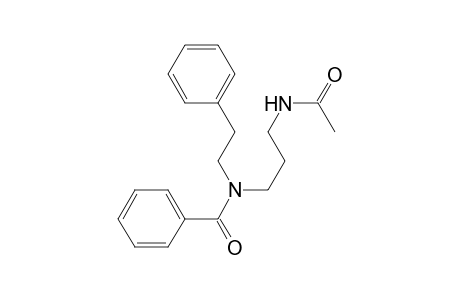 Benzamide, N-[3-(acetylamino)propyl]-N-(2-phenylethyl)-