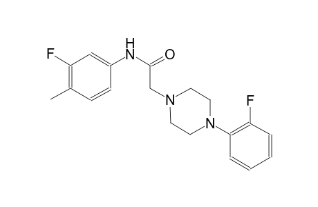 1-piperazineacetamide, N-(3-fluoro-4-methylphenyl)-4-(2-fluorophenyl)-