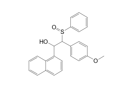 2-(4-Methoxyphenyl)-1-(1-naphthyl)-2-phenylsulfinylethanol
