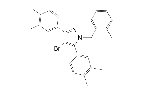 4-bromo-3,5-bis(3,4-dimethylphenyl)-1-(2-methylbenzyl)-1H-pyrazole