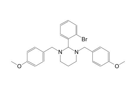 pyrimidine, 2-(2-bromophenyl)hexahydro-1,3-bis[(4-methoxyphenyl)methyl]-