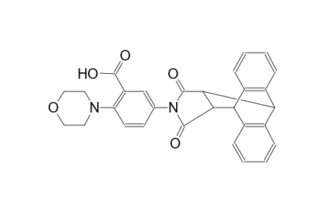 5-{16,18-dioxo-17-azapentacyclo[6.6.5.0²,⁷.0⁹,¹⁴.0¹⁵,¹⁹]nonadeca-2(7),3,5,9(14),10,12-hexaen-17-yl}-2-(morpholin-4-yl)benzoic acid