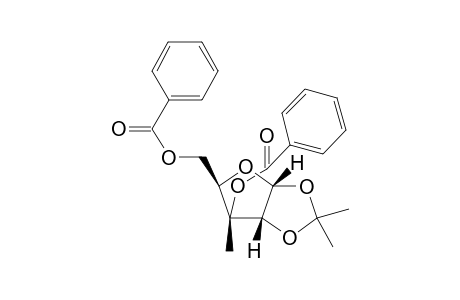 Di-O-benzoyl-3,5-O-isopropylidene-1,2-C-methyl-3-alpha-D-xylofurannose