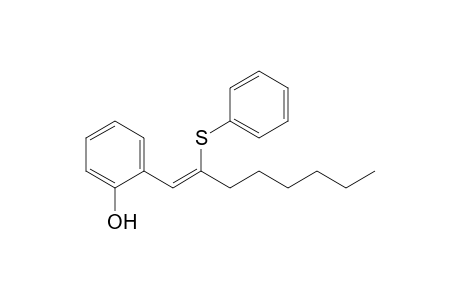 Phenol, 2-[2-(phenylthio)-1-octenyl]-, (Z)-