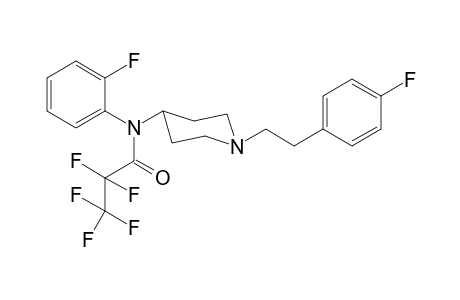 2,2,3,3,3-Pentafluoro-N-(2-fluorophenyl)-N-(1-[2-(4-fluorophenyl)ethyl]piperidin-4-yl)propanamide