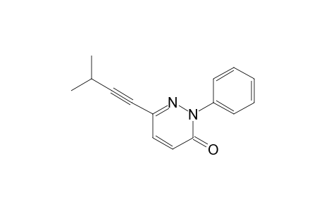 2-Phenyl-6-(3'-methyl-but-1'-ynyl)pyridazin-3(2H)-one